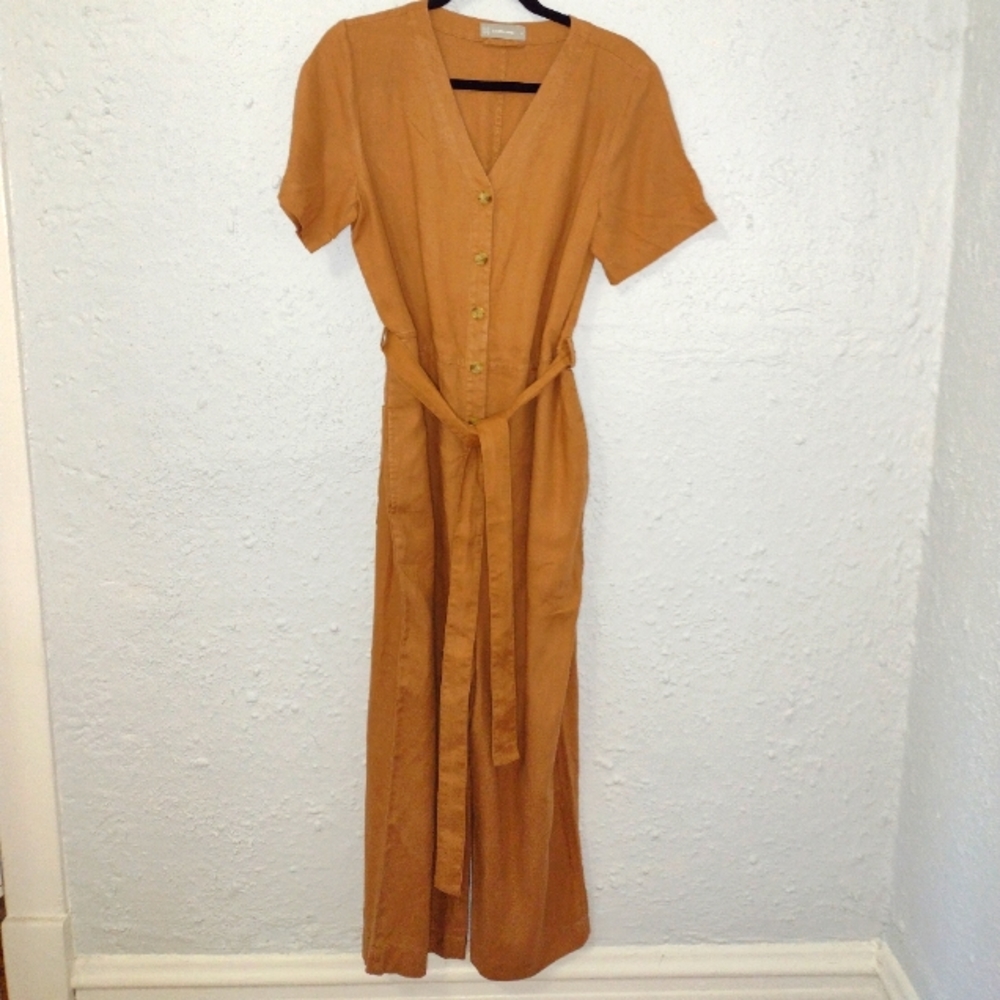 Everlane Linen Jumpsuit Size 8